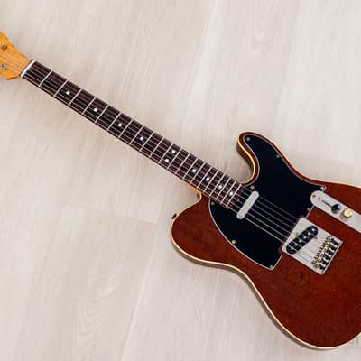 1984 Tokai Breezysound TTE60 TM T-Style Custom Vintage Guitar Tortoiseshell Mahogany w/ Tweed Case image 12