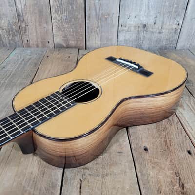 Preston Thompson Guitars Size 2 BA Brazilian Rosewood and Spruce Parlor Guitar with Calton Case - Natural image 10