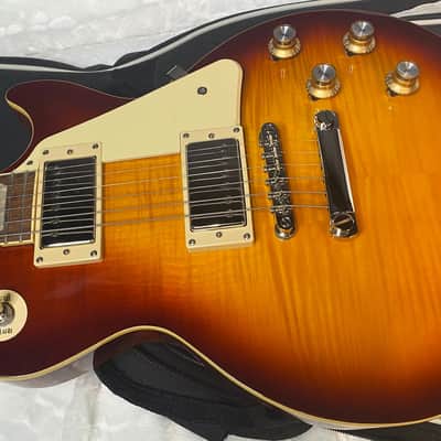 NEW ! Epiphone Les Paul Standard '60s Figured Top Electric Guitar - Iced Tea Burst - Gig Bag - Authorized Dealer - 8.6lbs - G05085 image 6
