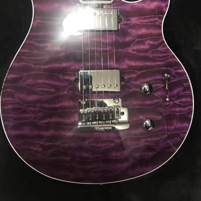 Music Man BFR Axis 2018 Purple Flame image 2
