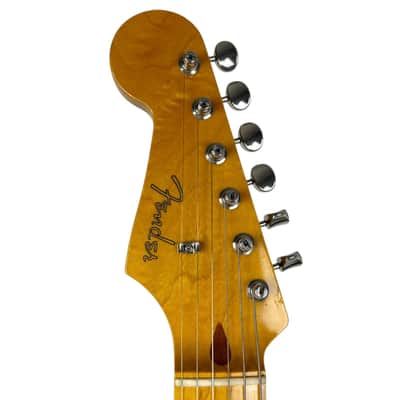 Fender Japan 57 Reissue Stratocaster Lefthand 2012 - Vintage White image 11
