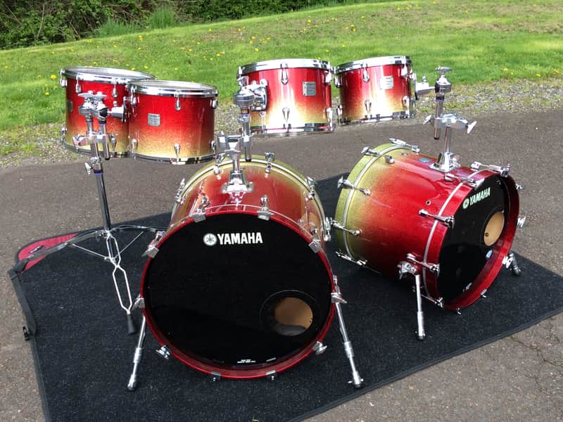 Yamaha Birch Custom Absolute Nouveau Drum Set | Reverb