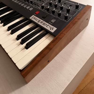 Sequential Prophet-6 49-Key 6-Voice Polyphonic Synthesizer 2018 - 2020 - Black with Wood Sides image 3