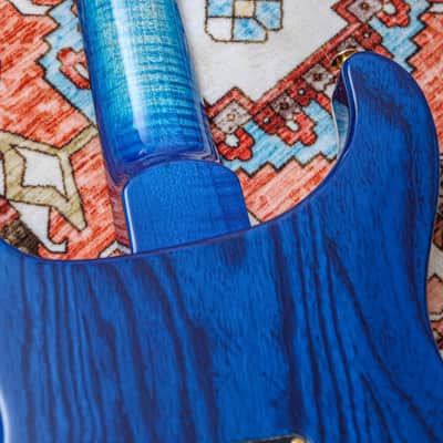 PRS USA Paul Reed Smith Modern Eagle V Wood Library "Faded Blue Burst + Ebony" (2025) image 17