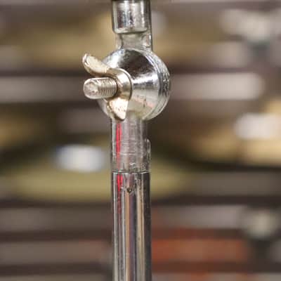 Japanese Flat Base Straight Cymbal Stand Vintage 1960's image 2