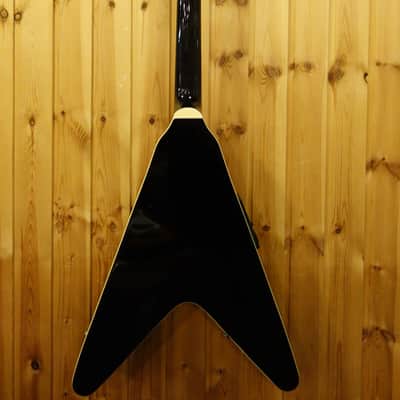Dean VCO CBK Flying V acoustic guitar black image 4