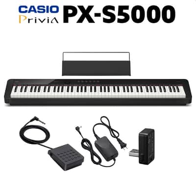 CASIO PRIVIA PX-S5000 88-Note Hammer-Action USB / MIDI Bluetooth Portable Keyboard image 6