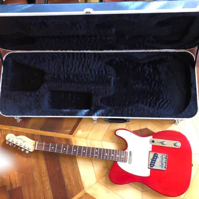 100% ORIGINAL 2003 Fender American Telecaster USA, Transparent Red w/ Hard Case image 1