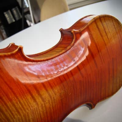 Lamy JTL French Violin 4/4 Antonio Stradivarius Model Circa-1930s-1940s-Reddish Varnish image 22