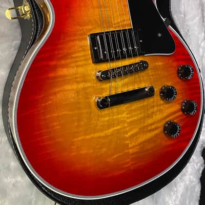 NEW! Gibson Dealer Select Custom Shop Les Paul Custom AAA Figured Top - Heritage Cherry Sunburst - Authorized Dealer - 8.8 lbs - G07452 image 8