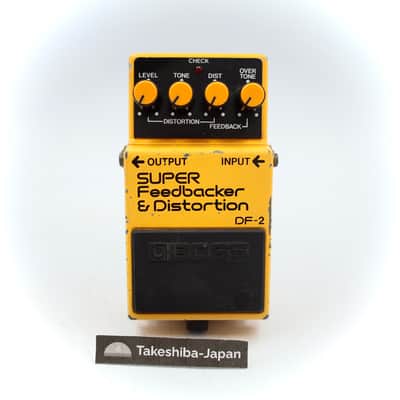 Boss DF-2 Super Feedbacker and Distortion 1985 Made In Japan Guitar Effect Pedal 527900