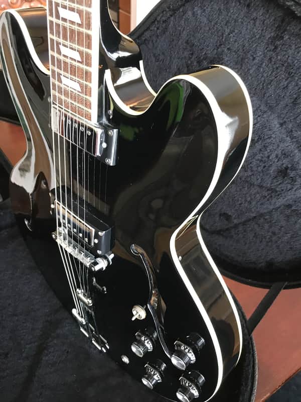 Epiphone Riviera (Peerless) 1999 Ebony | Reverb
