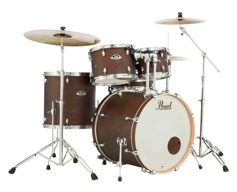 Pearl	EXL725S	Export EXL 10 / 12 / 16 / 22 / 14x5.5" 5pc Drum Set with Hardware, Pedal image 1