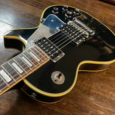 1990s Burny John Sykes Les Paul Custom Electric Guitar MIJ image 5