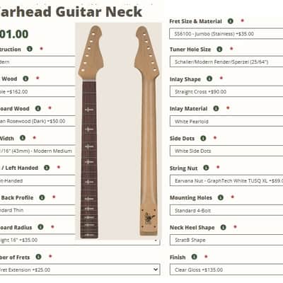 Custom, hot rodded, Walnut body, strat style guitar image 4