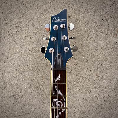 2017 Schecter C1 Classic Diamond Blue image 8