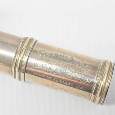 Vintage Gemeinhardt Sterling Silver Handmade 3SSB Open Hole Flute Inline B Foot image 4