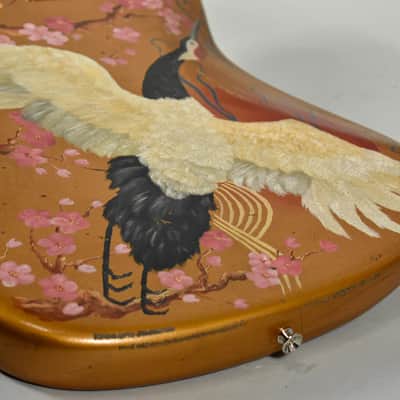 New Guardian Hand Painted Guitars "Golden Orient" Fender Jazzmaster w/HSC image 10