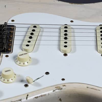 Fender Custom Shop Stratocaster 1957 Relic Aged White Blonde image 14