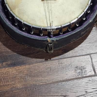 Vintage 1917 Vega "Little Wonder" 17-Fret Tenor Banjo - Rare 10-3/4" Rim w/ Factory Matching Pie Resonator & Incredible Provenance image 21
