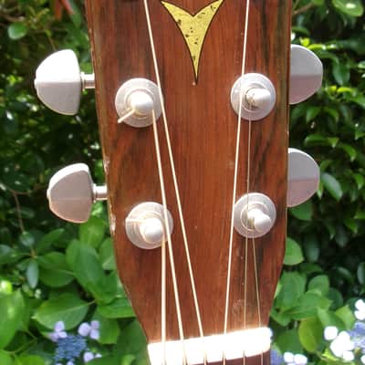 1973 Hand Made K Yairi YW400 Acoustic Guitar, very early model+Hard Case image 6