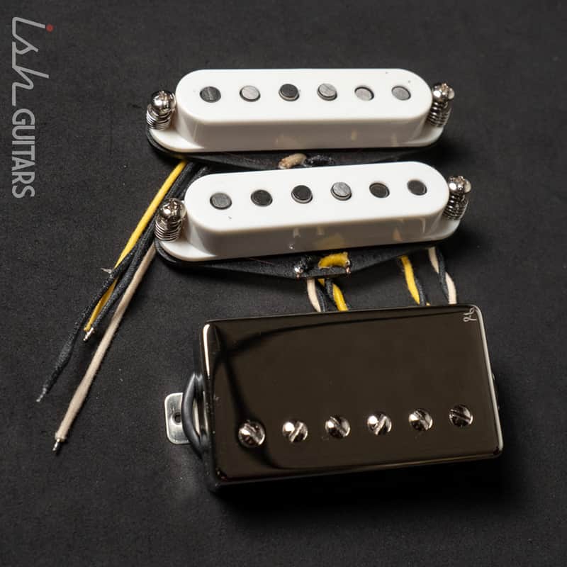 Lambertones "The Triple Shot" HSS Grinder Pickup Set Antique White Bild 1