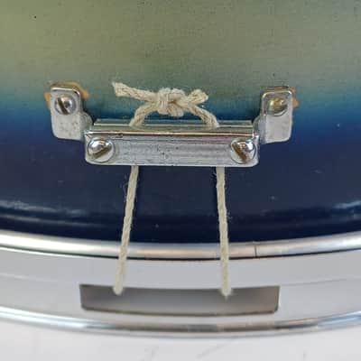 Leedy 5.5x14"Blue/Silver Duco Snare Drum 8-Lugs+3Pt 50s Slingerland SlingerLeedy image 9