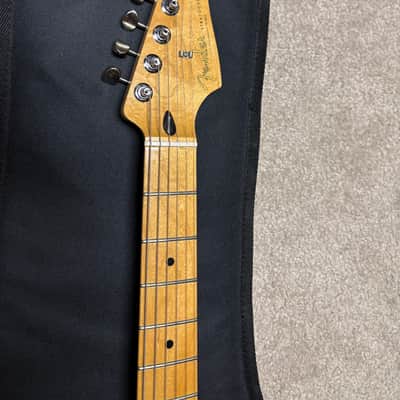 Fender Stratocaster FSR Blonde White 2013 MIM image 3