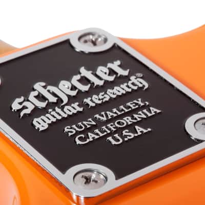 Schecter Nick Johnston Traditional H/S/S Atomic Orange image 13