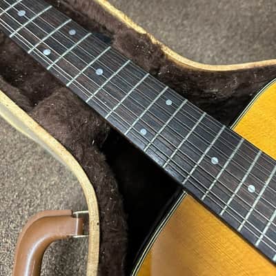 Used Vintage Alvarez 5021 Natural 12 String Acoustic Guitar w/ Hard Case MIJ JAPAN image 4