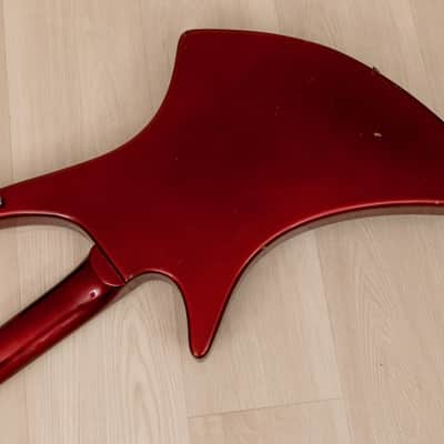 1982 Guild X-702 Vintage Bass Guitar Candy Apple Red w/ Case image 14