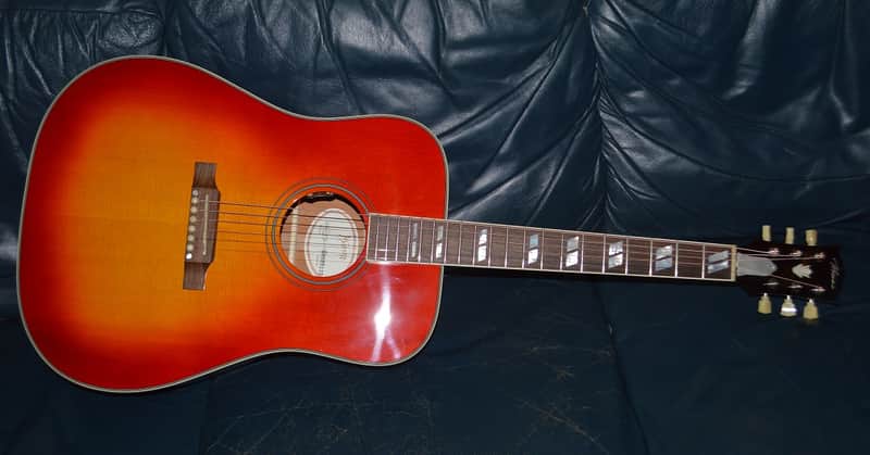 Hsienmo Square Shoulder Dreadnought 2025 - Dark Burst image 1