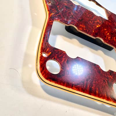 "Boots Aged" Vintage Style Fender Jazzmaster Pickguard Celluloid Tortoise Custom Relic'd image 4
