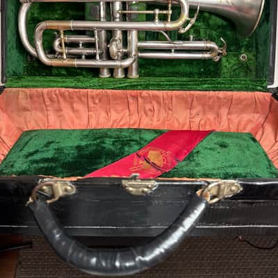 True Tone  Buescher C14 Virtuoso Cornet " 1912 - Silver Plated image 8