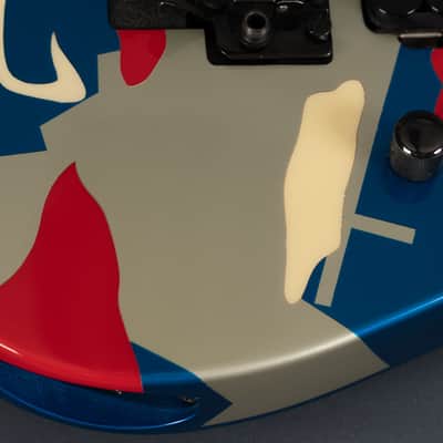 ESP Kamikaze II George Lynch Blue Camo 1989 image 12