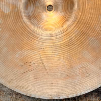 Vintage Zildjian New Beat 14” Hihats TIGHT DRY Versatile! Amazing Tone 1044 1450 g Don’t Pay $520! image 4