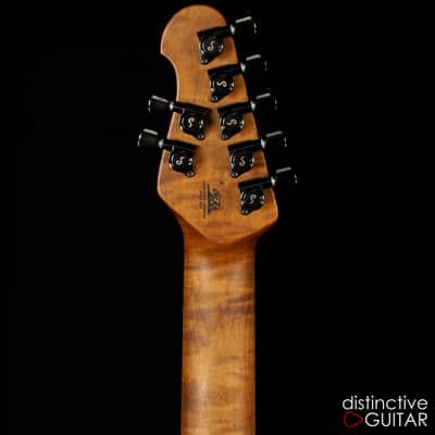 Ernie Ball Music Man John Petrucci BFR #62 JP15 7 String Blood Orange Burst Spalt Maple Top image 8