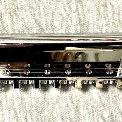 Gibson Adjustable Wraparound Tailpiece Bridge-Chrome image 2