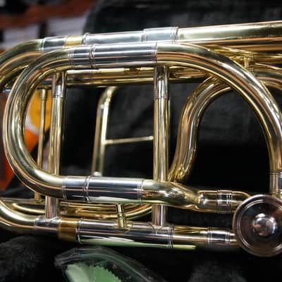 Karl Glaser F60050 Double Bass Trombone w/Case and Accessories! image 7