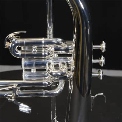 Yamaha YFH-631GS Professional Bb Flugelhorn - Silver Plated image 7