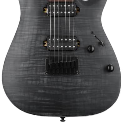 Ibanez Standard RGA742FM Electric Guitar - Transparent Gray Flat image 1