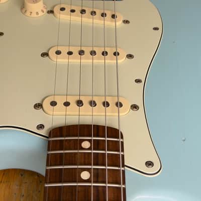 Fender CME Road Worn '60s Stratocaster Daphne Blue - Relic w/CS pickups and Case 7.67lbs image 17