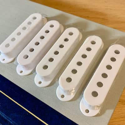 Pickup Covers (5) White - 50 mm SPACING (Strat Style) image 4
