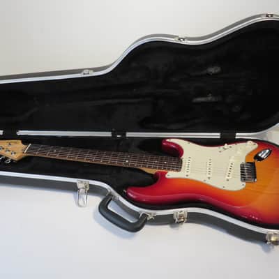 2003 Fender American Deluxe Stratocaster in Aged Cherry Sunburst with Original Hard Case image 16