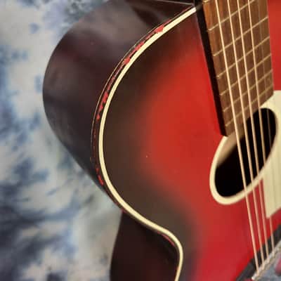 Vintage RARE 1963 US Strad Stella Parlor Guitar New Strings Pro Setup image 5