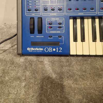 Oberheim OB-12 - Synthesizer - Blue - Good w/ Power Cable image 6