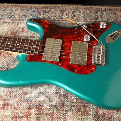 Waterslide Guitars - S-Style / Dual Foil - 2024 - Ocean Metallic. NEW, Authorized Dealer) image 3