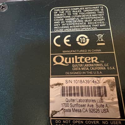 Quilter Interblock 45 45-Watt Guitar Head Pedal 2018 - Black image 8