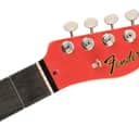 Fender USA American Standard Tele Neck, Ebony, Fiesta Red Headcap w/ Tuners