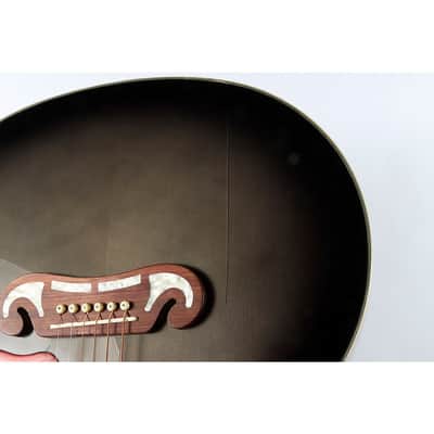 Epiphone J-200 EC Studio Acoustic-Electric Guitar Regular Transparent Ebony Burst image 4